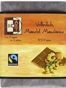 BioArt Schoko Vollmilch Mandel Mandarine